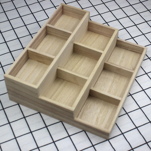 Organizador De Maquillaje De Madera, Organizador De Baño De