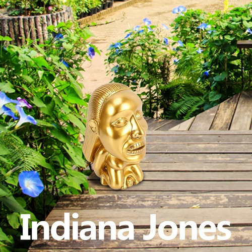 Z Estatua De Fertilidad Dorada De Resina B Indiana Jones
