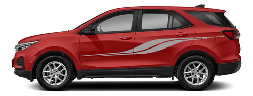Calco Decoracion Chevrolet Equinox Ola St Juego Gris Plata Gris Plata