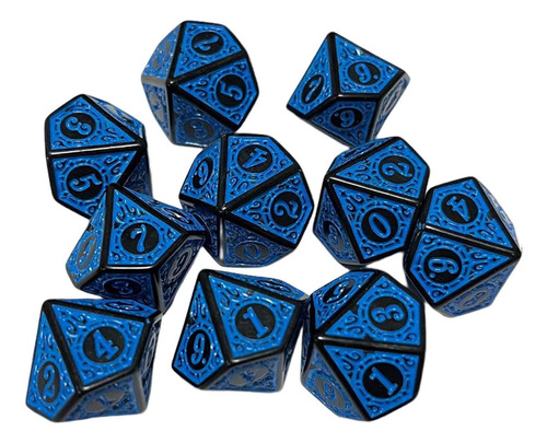 6 Juego De Dados Poliédricos De 2-6 Paquetes De 6 Piezas