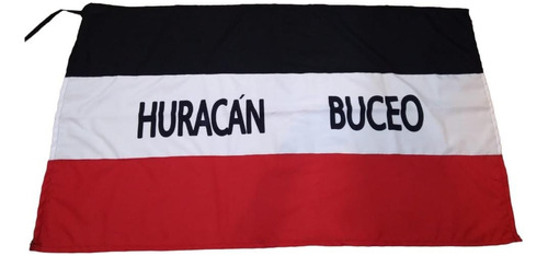 Bandera Club Huracán Buceo De Buena Calidad, Grande