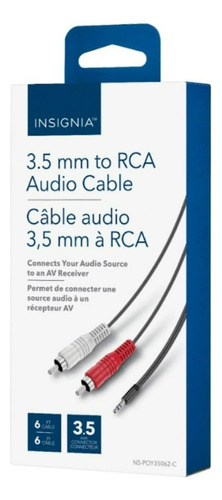 Insignia: Cable De Audio Y (6')