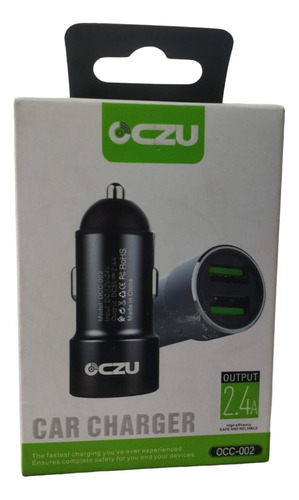 Cargador Adaptador Cigarrera Carro X2 Usb 3.1 Amp Sg-12c