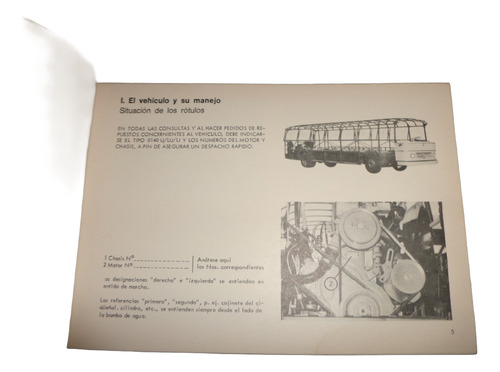 Mercedes Benz O 140 Manual De Instrucciones (Usado)