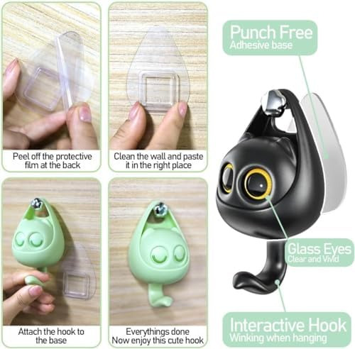 Kitchen Hooks Classroom Hooks Cartoon Wall Hooks Adorable Ap