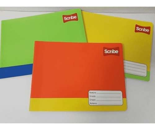  Scribe Engrapado Hojas Blancas 6131 100 hojas  bond pack x 12 21cm x 15cm italiano color pastel