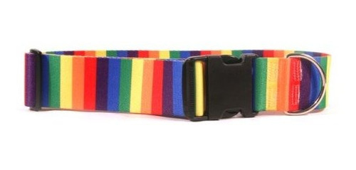 Collar Perro Arcoíris Ajuste Cuello 10-14 , Pequeño/2 .