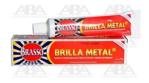 Imagen 1 de 2 de Brilla Metal Brasso En Pasta 70g