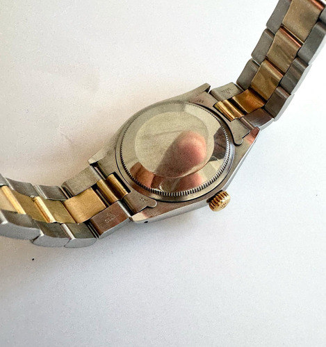 Reloj Rolex Date Combinado 34 Mm Ref 1505 Full Set 1980 Plateado Y Dorado Dorado Blanco (Usado)
