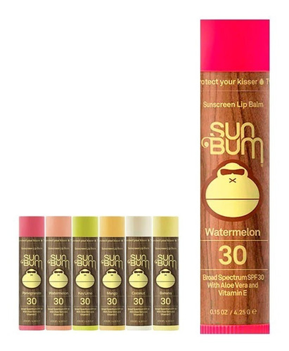 Sun Bum-bálsamo Labial Sandia Spf 30 4.5 Gr