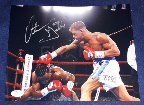 Foto Autografiada Arturo Gatti Box Boxeo Thunder Campeon