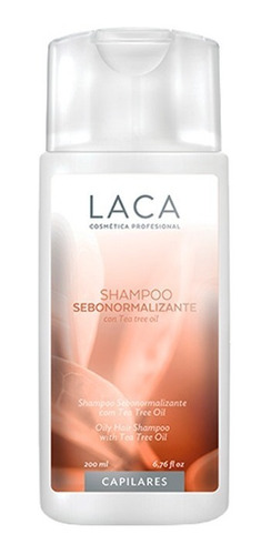 Shampoo Sebonormalizante Con Tea Tree Oil Laca