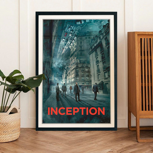 Cuadro 60x40 Peliculas - Inception - Poster Cine