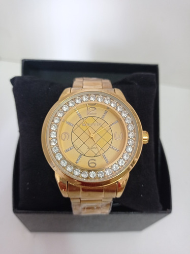 Relógio Malotty Feminino Kit Ma60045145f Ch Original Cor da correia Dourado Cor do bisel Dourado Cor do fundo Dourado