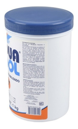 Tabletas De Cloro 3 Pulgadas 1 Kg Piscina Alberca Clorador