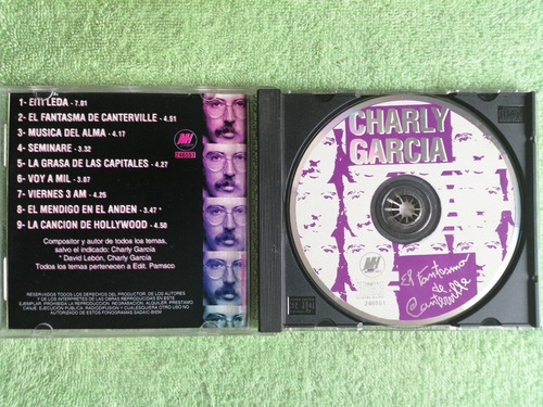 Imagen 2 de 3 de Eam Cd Charly Garcia El Fantasma De Canterville 1993 Exitos