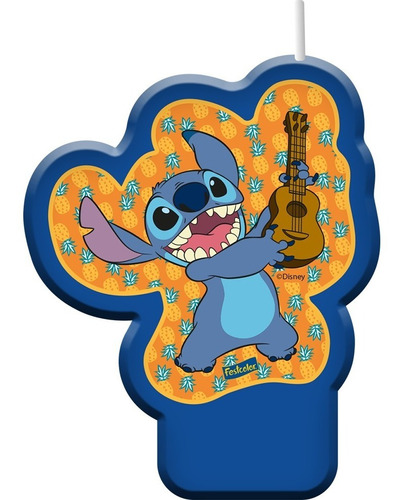 Vela Stitch Da Disney Para Bolo - Aniversário E Festa