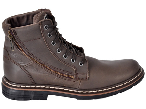 Borcego Bota Hombre Cuero Zurich Cierre Art: 5804