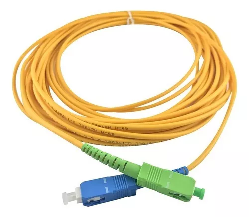 Cable Fibra Optica 15 Metros Para Modem Sc A Sc Internet