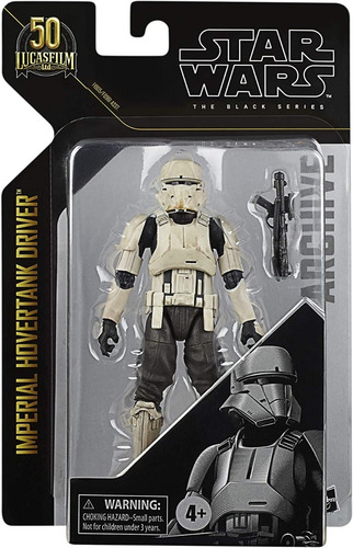 Figura De Acción Starwars Imperial Hovertank Driver Black S