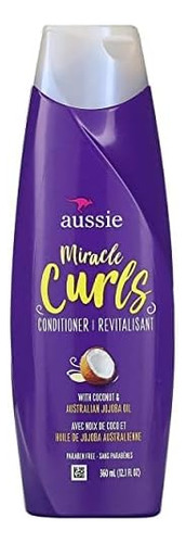 Conjunto De Shampoo E Condicionador Aussie Miracle Curls Com
