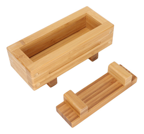Molde De Madera Para Prensa De Sushi, Cajas Rectangulares Pa