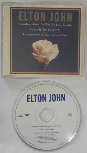 Cd Elton John - Something About The Way You Look Tonight / C