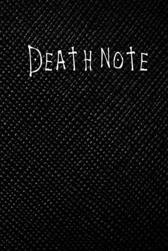 Death Note: Cuaderno Rayado Edicion Negra Con Reglas Para La