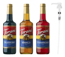 Comprar Jarabe Torani 3pack Frutal Con Bombas Dosificadoras Rieke 