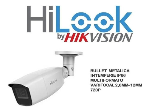 Camara Seguridad Bullet Varifocal Hilook Hikvision 2mp 4en1