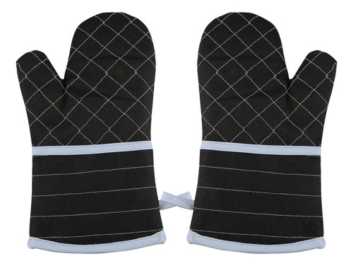 Oven Mitts Extended Black Horno Grill 12.2