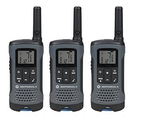 Radio Motorola T200tp Talkabout, Paquete De 3, 22 Canales