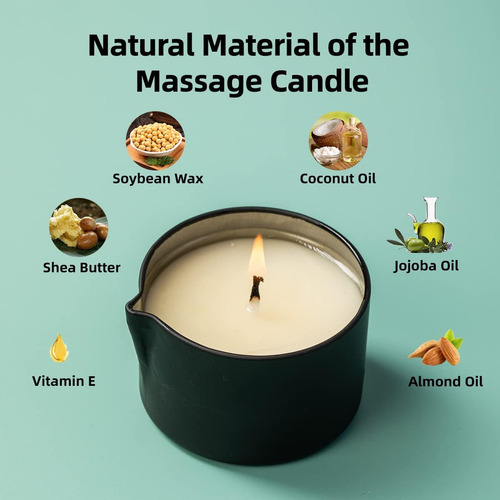 Vela De Aromaterapia Perfumada De Cera De Soja Natural Para