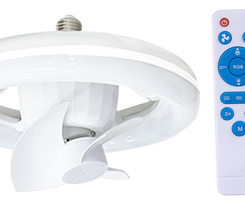 Ventilador De Techo Con Luz, Lámpara De Ventilador