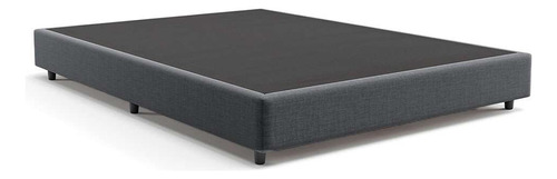 Base Para Cama Box Casal Desmontável Torvi (35x138x188) L... Cor Grafite