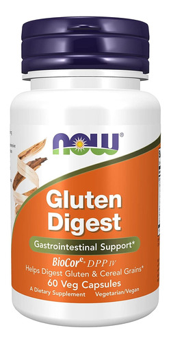 Now Suplementos, Digesto De Gluten Con Biocore®dpp Iv, Apoyo
