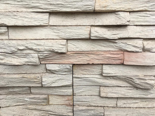 Revestimiento Pared Simil Piedra Ecost. Serrana Marfil