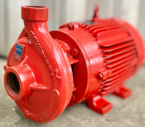 Bomba Combate Incêndio Mark Grundfos 10cv - Trifásica Vermelho 60hz Trifásica (Usado)