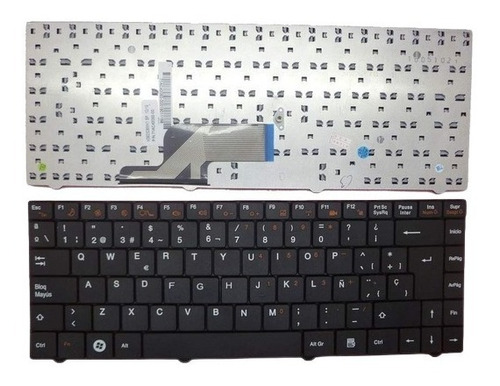 Teclado Laptop   M2400 Carcasa Plateada 