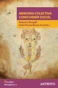 Memoria Colectiva Como Deber Social - Bergalli Roberto (libr