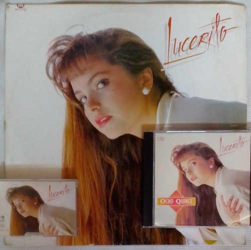 Lucerito/ Ocho Quince Cd Como Nuev + Casete + Disco Acetato 