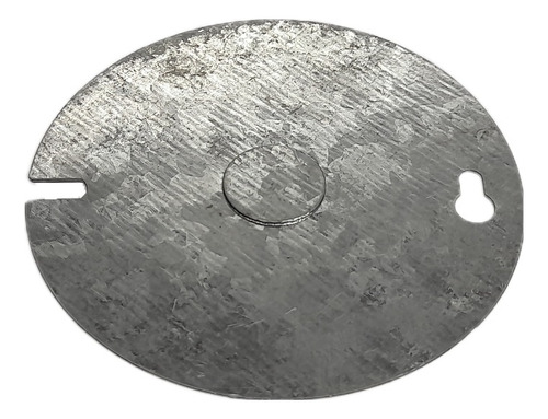 Tapa Ciega Redonda 4 Pulgada Metal Galvanizada