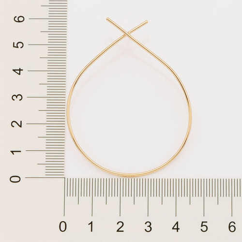 Maxi Brinco Gota Rommanel Banhado A Ouro - 526933