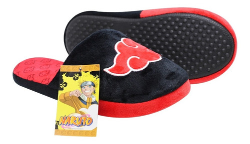 Pantufa Chinelo Akatsuki - Solado Borracha - Naruto Original