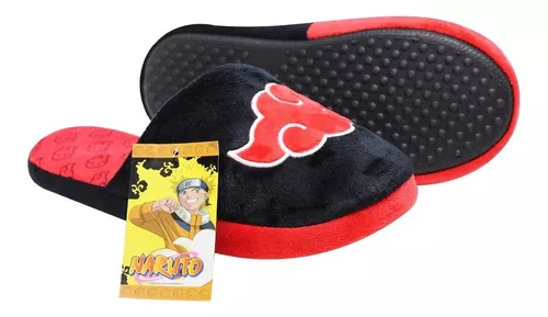 Pantufa Chinelo Naruto Akatsuki Nuvens - Sola De Borracha