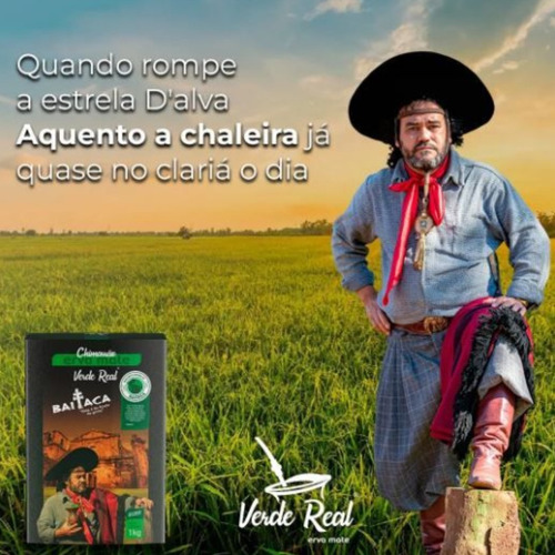 Kit 6 Ervas Chimarrão Baitaca 1kg Edição Especial Verde Real