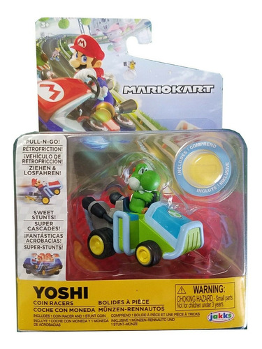 Mariokart Auto Yoshi Coin Racers A Fricción - Jakks Pacific 