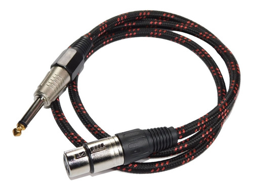 Imagen 2 de 4 de Cable Canon Xlr Hembra A Plug Profesional 3 Mts