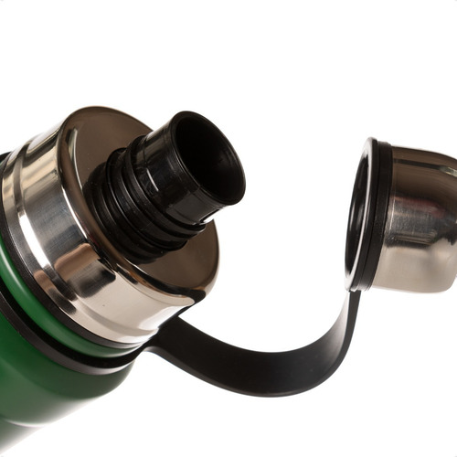 Imagen 2 de 3 de Botella Termica Discovery Metalica C/ Tapa A Rosca 600 Ml
