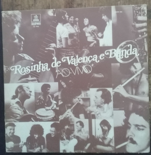 Lp Vinil (vg+/nm) Rosinha De Valença E Banda Ao Vivo 1975 Ex